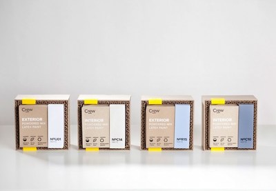 Crew混合乳膠漆 以包裝設計賦能品牌，打造家居煥新體驗